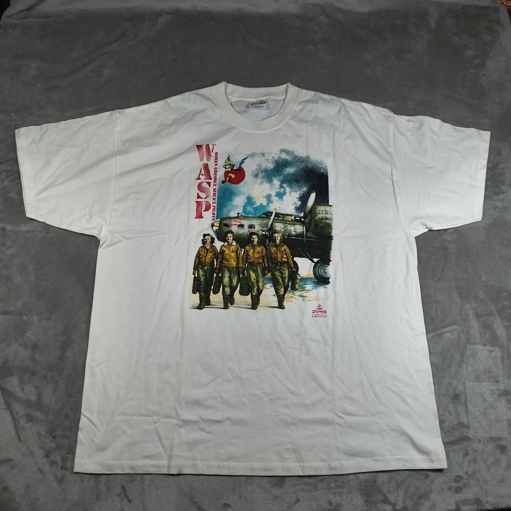 Vintage Women‎ Airforce Service Pilots Shirt Mens XXL WASP World War II 1996